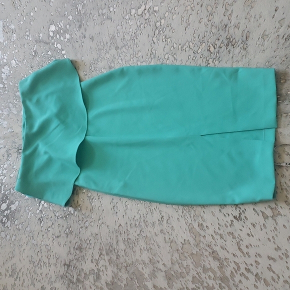 Likely Driggs Strapless Midi Cocktail Dress Sea Breeze Sz4 - Picture 7 of 10